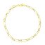 Pulsera de oro 18k hueca de eslabones 1x1 modelo 709
